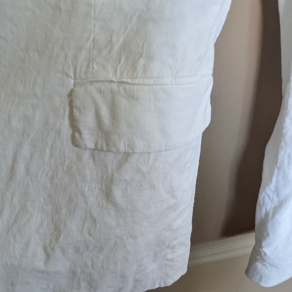 Theory blazer and pants in white linen - Picture 11 of 15